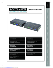 Konig CMP-REPEATKVM1 User Manual