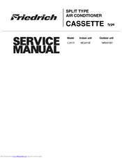 Friedrich C24YE Service Manual