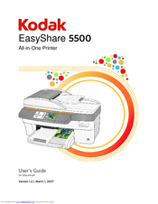 Kodak 5500 - EASYSHARE All-in-One Color Inkjet User Manual