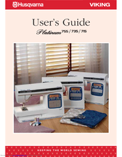 Husqvarna Viking Platinum 715 User Manual