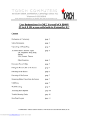 NEC 5508N User Instructions