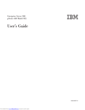 IBM Enterprise Server S80 User Manual