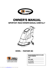 Triple S Panther 18C Owner's Manual