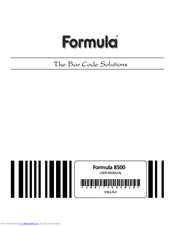 Datalogic Formula 8500 User Manual