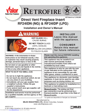 Miles Industries Retrofire RF24IDP Installation And Owner's Manual