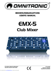 Omnitronic EMX-5 User Manual