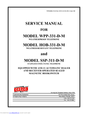 CEECO WPP-331-D-M Service Manual