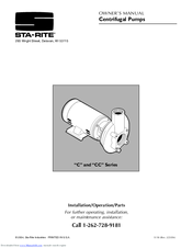 STA-RITE C Series Owner's Manual