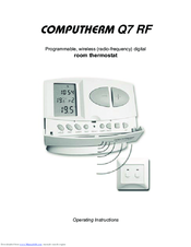 Computherm Q7 RF Operating Instructions Manual