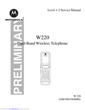 Motorola W220 Manuals Manualslib