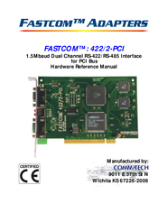 Fastcom RS-422 Hardware Reference Manual