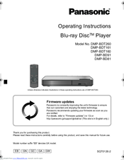 Panasonic DMP-BD91 Operating Instructions Manual