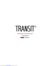 Soen Transit XS User Manual