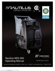 Nautilus MX3-200 Operating Manual