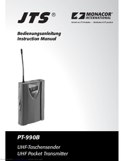 JTS PT-990B Instruction Manual