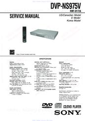 Sony RMT-D172A Service Manual