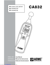 AEMC CA832 User Manual