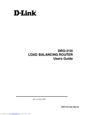 D-Link DRO-210i User Manual