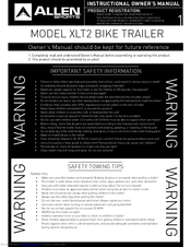 Allen Sports XLT2 Instructional Owner's Manual