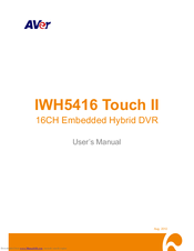 AVer IWH5416 Touch II SB-51A05 User Manual