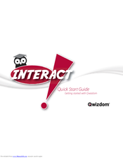 Qwizdom Interact Quick Start Manual