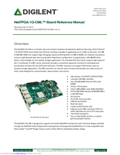 Digilent NetFPGA-1G-CML Reference Manual