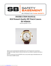 Safety Basement SB-WR0410 Instruction Manual
