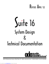 Audio Design Associates Suite 16 System Design & Technical Documentation