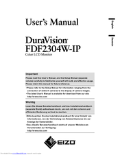 DuraVision FDF2304W-IP User Manual