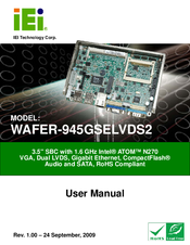 IEI Technology WAFER-945GSELVDS2 User Manual