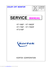Kortek KT-1982F Service Manual