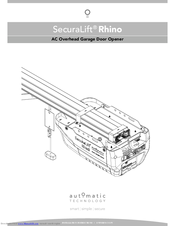 Automatic Technology SecuraLift Rhino Installation Instructions Manual