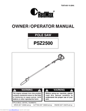 RedMax PSZ2500 Owner's/Operator's Manual