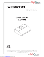 EefaCo.Store Windster WS-38 series Operation Manual