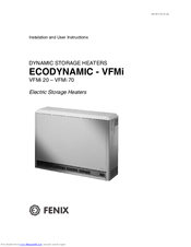 Fenix ECODYNAMIC VFMi 70 Installation And User Instructions Manual