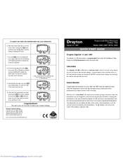 Drayton 22083 Quick Start Manual