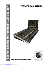 Gecko Exodus MXR 3204DSP Owner's Manual
