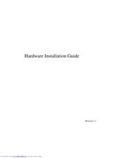 Axus YI-16SAEF2 Installation Manual