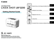 Canon Laser Shot LBP3200 Getting Started Manual