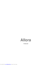 Zyteq Allora 2 User Manual
