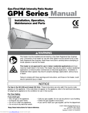 Detroit Radiant Products GPH Series User Manual