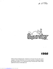 Fleetwood bounder 1998 Owner's Manual
