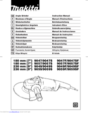 Makita 9047S Instruction Manual