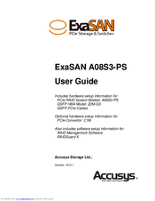 Accusys ExaSAN A08S3-PS User Manual