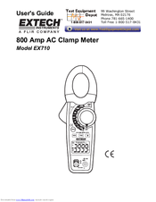 Extech Instruments EX710 User Manual