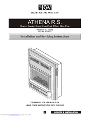 Robinson Willey ATHENA R.S. Installation And Servicing Instructions