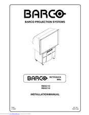 BARCO R9002119 Installation Manual
