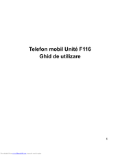 Zte F116 Series User Manual