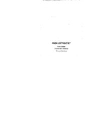 Monoprice UNB-2000S Instruction Manual
