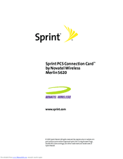 Novatel Merlin S620 User Manual